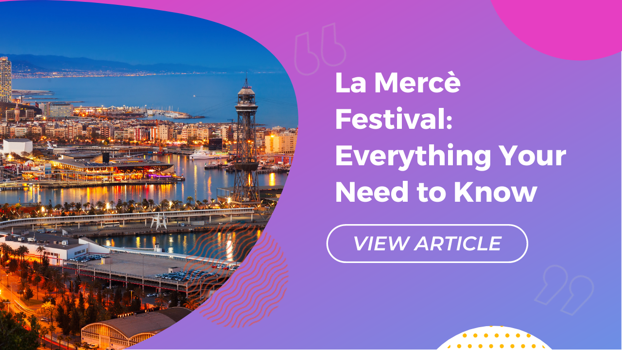 Festival la mercè à Barcelone Conversa