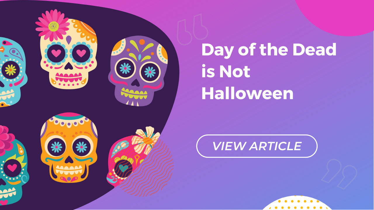 Le jour des morts n'est pas Halloween Conversa