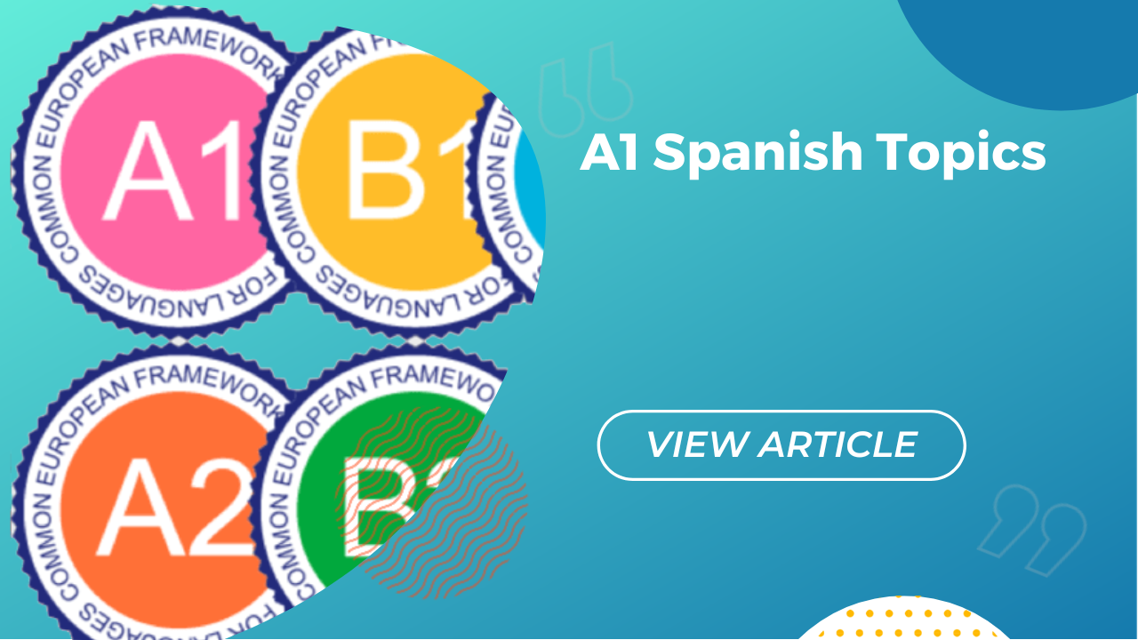 A1 Hiszpański Tematy Conversa Spanish Institute